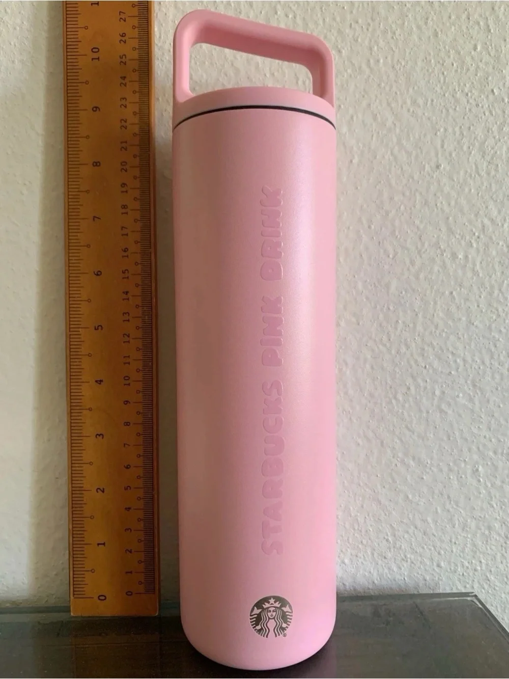 Starbucks Pink Insulated Stainless Steel Bottle with Handle